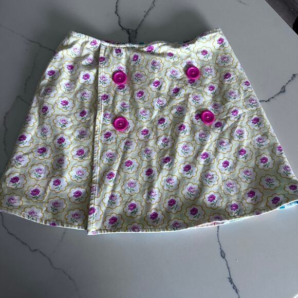 Olivia Mae Reversible Skirt Size 7/8 - Gingham & Floral - Picture 8 of 8